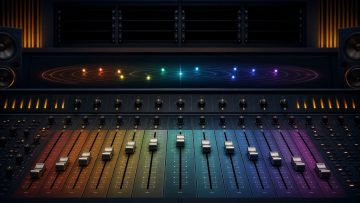 Multiple tracks balanced with mixer faders and panning without using plugins
